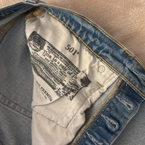 Levi’s 501 cropped length w27/l26 - Picture 4 of 5